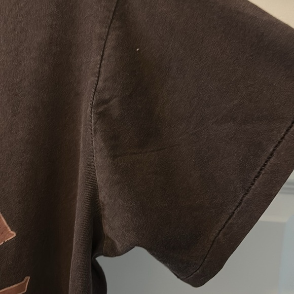 SHYANNE WM brown SHORT SLEEVE horse GRAPHIC BOYFRIEND TEE XXL plus-size - Picture 6 of 16